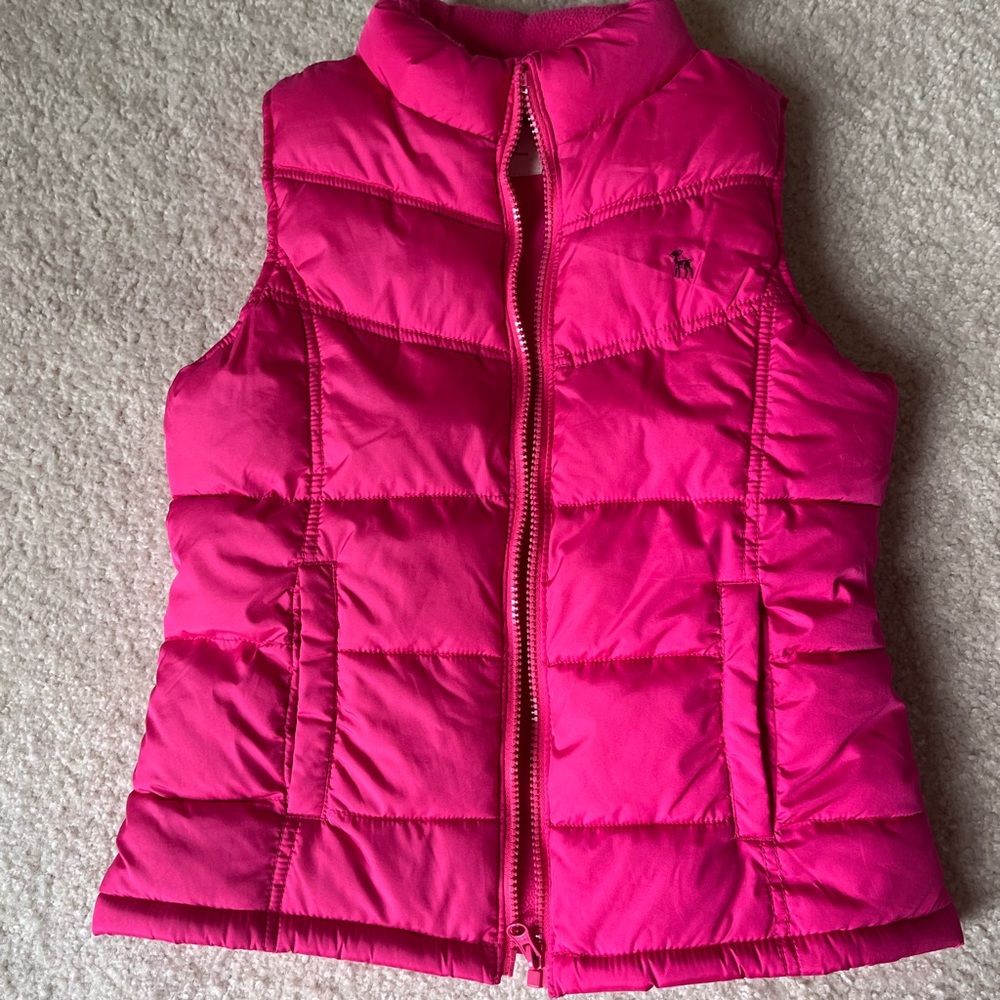 Pink Puffer Vest
